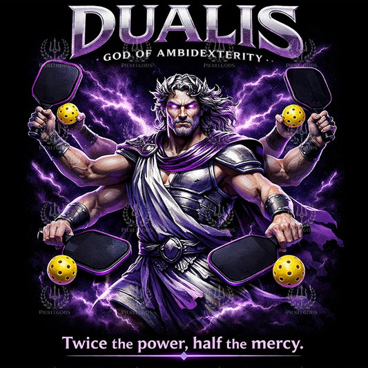 Dualis, God of Ambidexterity:  'Twice the Power, half the mercy.'